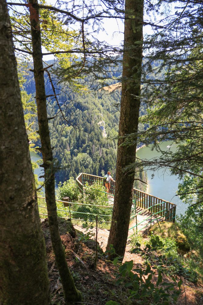 Saut du Doubs belvedere, Doubs valley, basins Pays Horloger