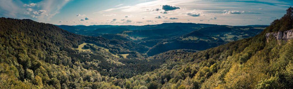 Bourbet rock, Bréseux lookout pays horloger Doubs Jura dessoubre