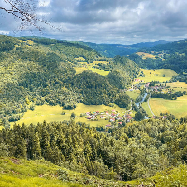 Saussis rando belvédère sous le pré pays horloger