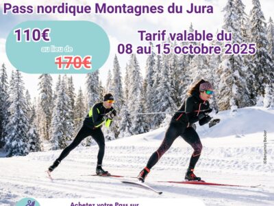 promo flash pass montagnes du jura ski de fond hiver