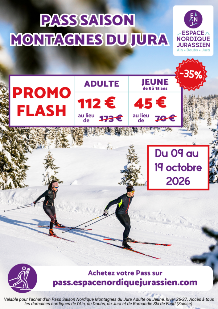 Flash sale price for Nordic ski passes