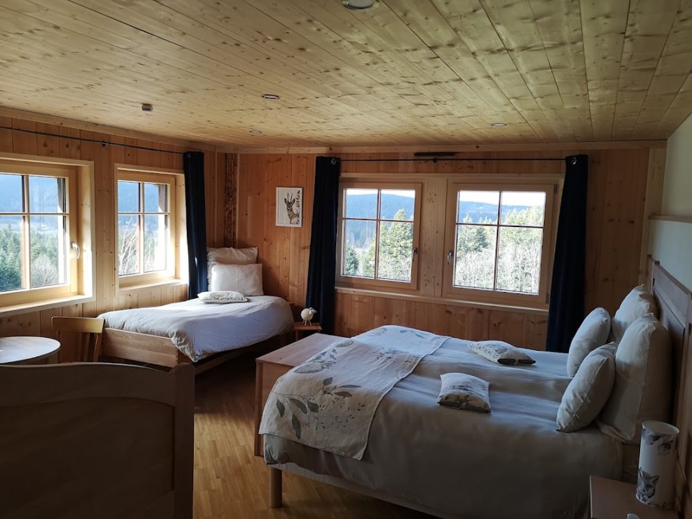 Bed & Breakfast Unterkunft Le Rozet Juragebirge pays horloger