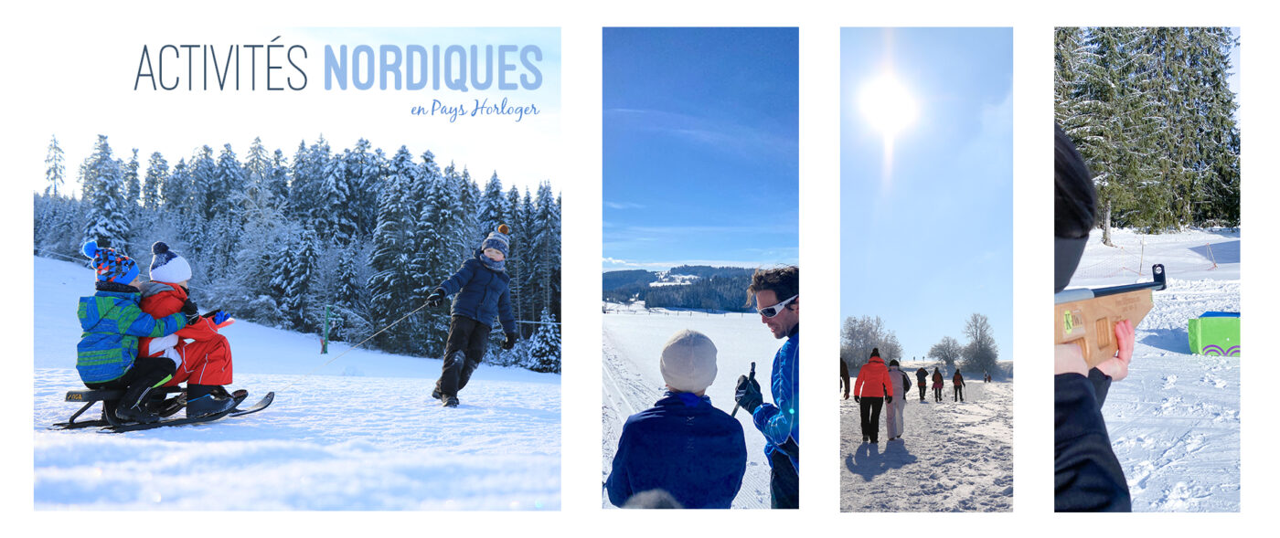 activités nordiques pendant les vacances d'hiver pays horloger haut doubs jura