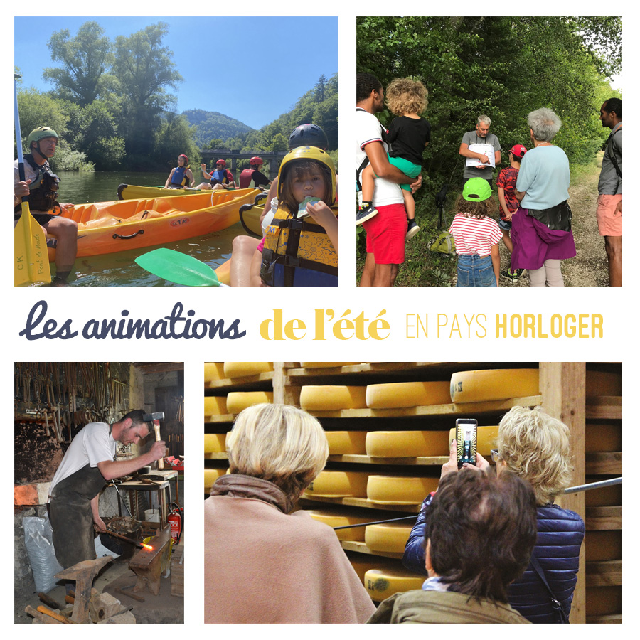les animations de l'été en Pays Horloger visites sorties