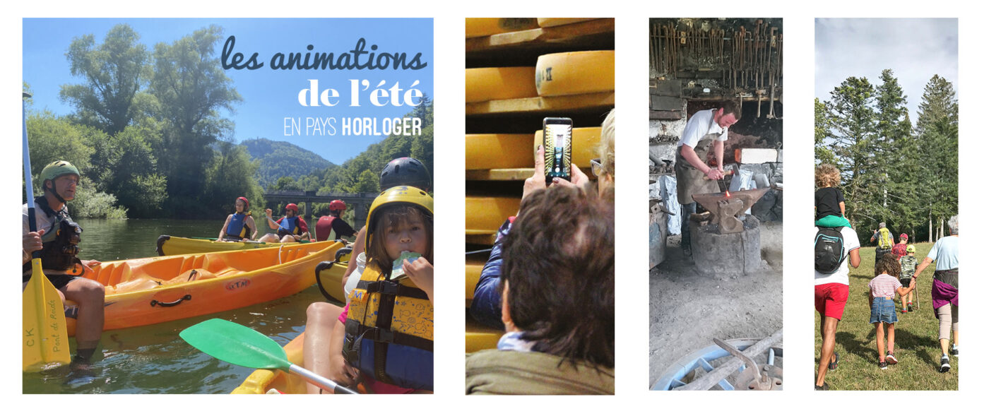 animations de l'été sur réservation pays horloger