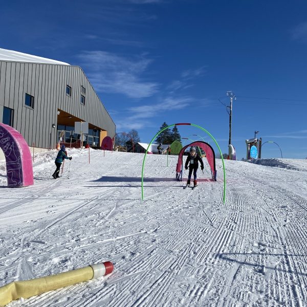winter snow cross-country skiing play area Gardot pays horloger swears