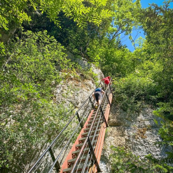 Leitern des Todes pays horloger Naturgelände Treppe