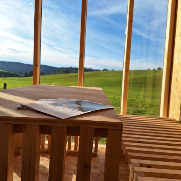 bivak de halte gtj wandelroute de seignes het gras Pnr Pays Horloger