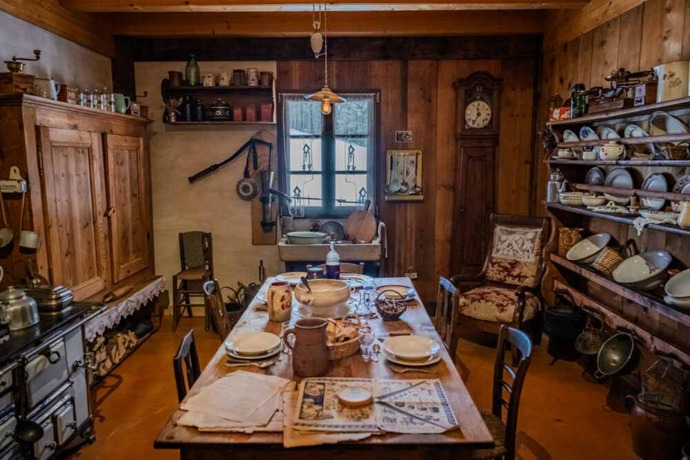 Joseph Simonin Museum van het Leven in het Verleden: Keuken pays horloger