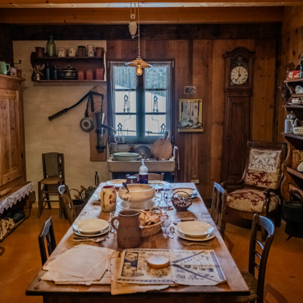 Joseph Simonin Museum des Lebens in der Vergangenheit: Küche pays horloger