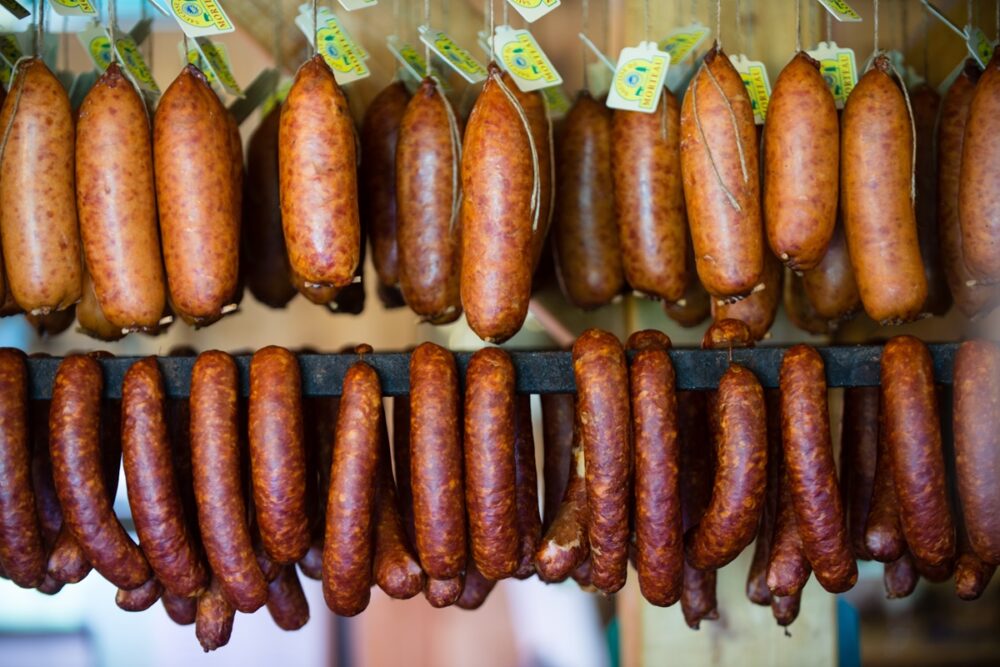 saucisse de morteau fumé salaisons