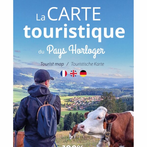 COUV_EDITIONS_CT26-19 Brochure carte touristique du Pays Horloger PNR Doubs Horloger