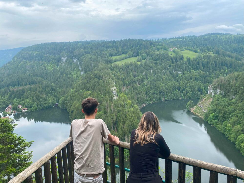 belvédère des taillards point de vue bassins et saut du doubs pays horloger eau