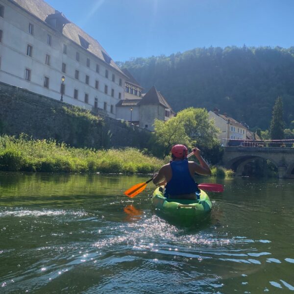 Canoe trip in Saint-Hippolyte, Doubs river