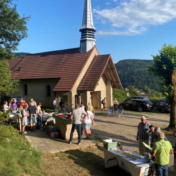 Notre Dame du Mont Saint-Hippolyte chapel welcome reception