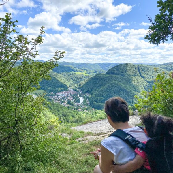 hiking in the Bisontin cave, Saint Hippolyte